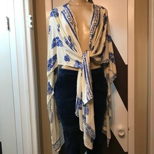 EUC stunning multi purpose cotton rayon cover up